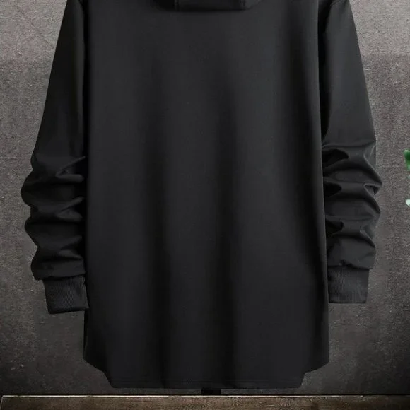 Black Mens Hoodie - Picture 4 of 7